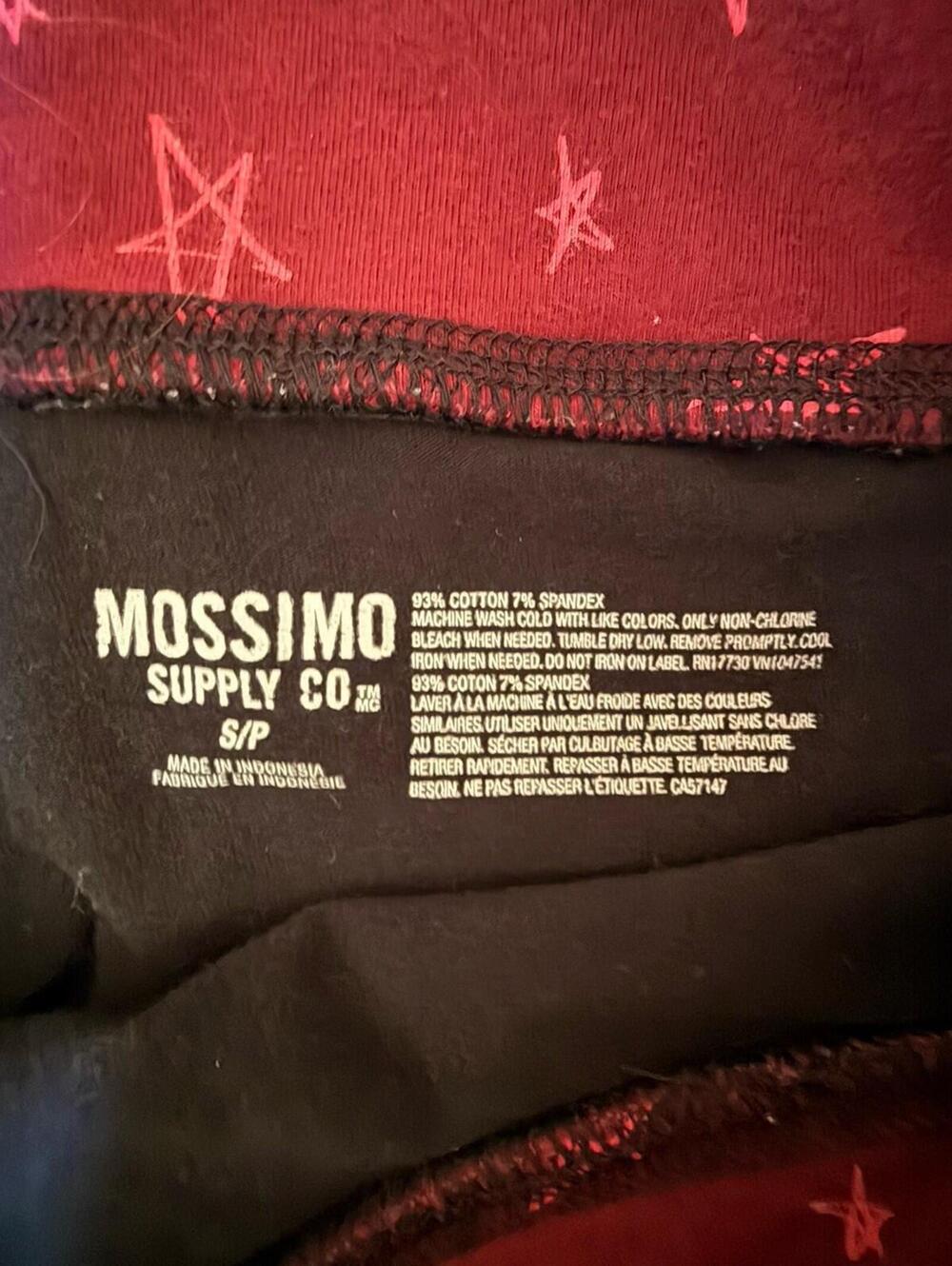Mossimo Supply Co. Cropped Legging Fold Over Waistband  Sz S Y2K Target - Picture 4 of 7